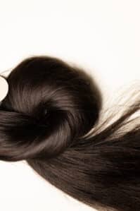 צמידי שיער - שחור