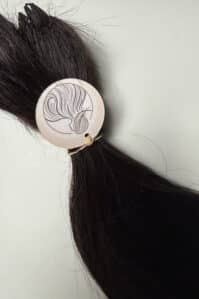 צמידי שיער - שחור