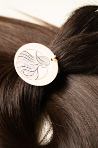 צמידי שיער - שחור