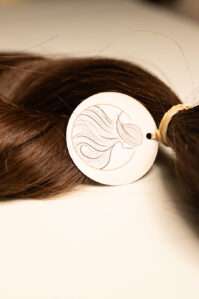 צמידי שיער - חום